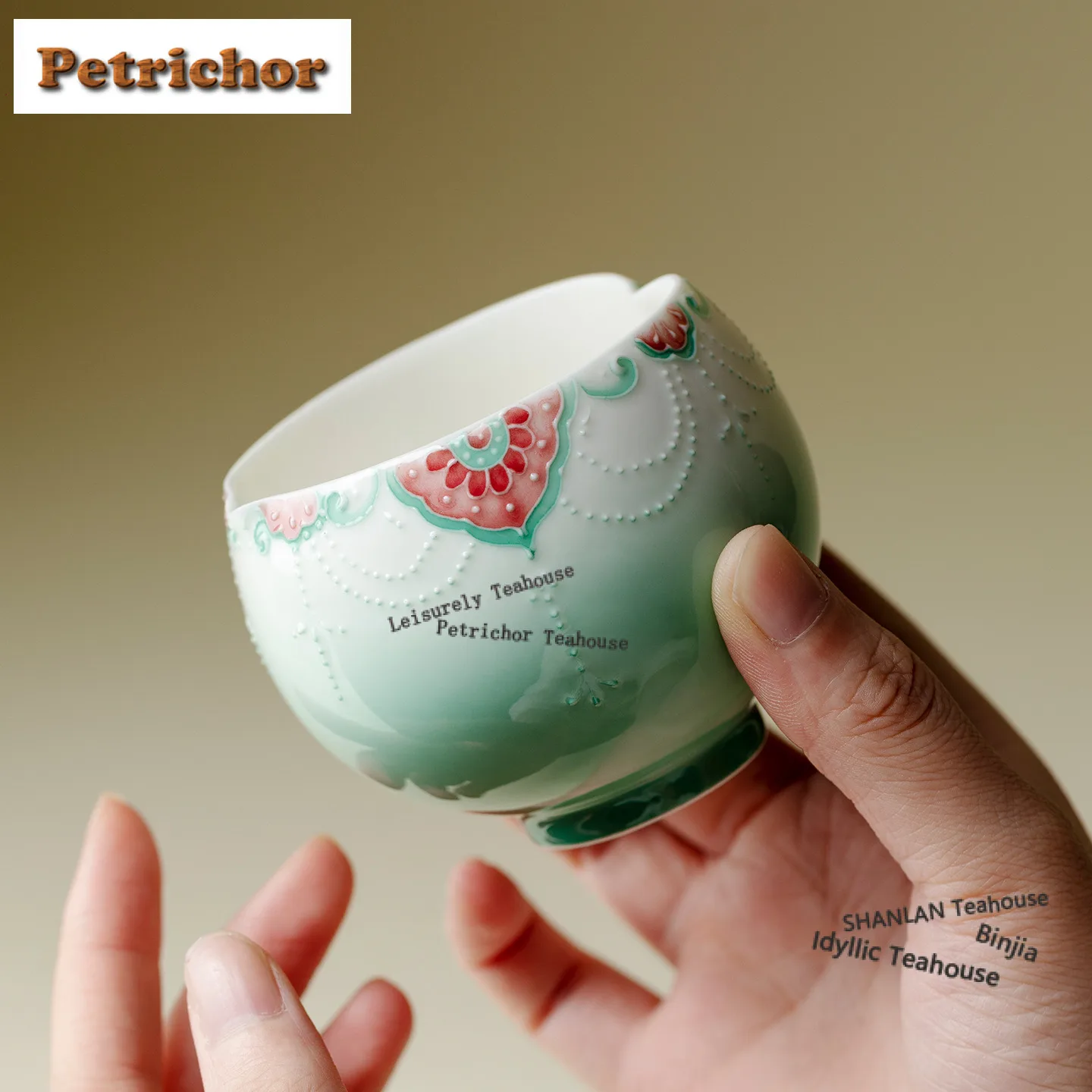 100ml Gradient Ramp Arita Porcelain Teacup Elegant Tea Bowl Mug Tea-tasting Fragrance Cup Jianzhan Master Cups Tea Services Gift