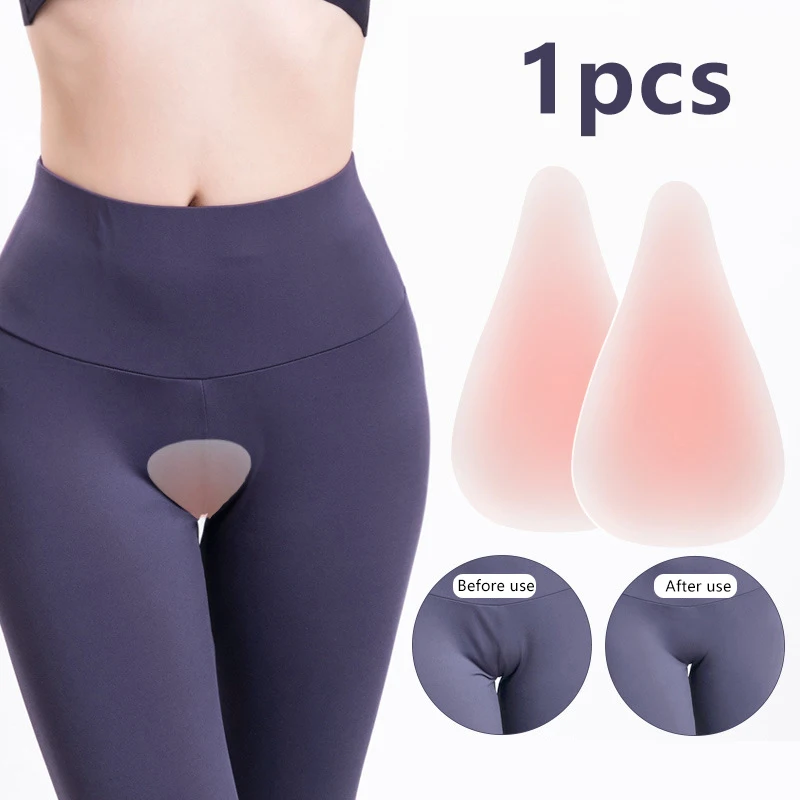 Camel Toe Concealer Reusable Traceless Invisible Adhesive Silicone For Women Leggings Swimwear Activewear Waterproof Cover Pad