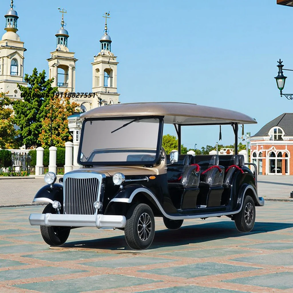 Classic Vintage Antique Electric Sightseeing Bus and Car Chinese Old-Style Discounted Price