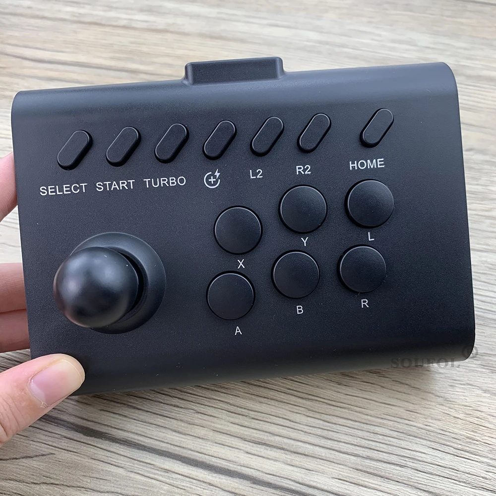 عصا التحكم اللاسلكية ممر لعبة القتال القتال عصا بلوتوث المشارك/USB الألعاب المقود ل PS3/PS4 // التبديل/الكمبيوتر/أندرويد TV