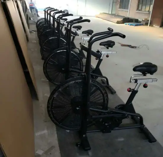 2026 Fitness Exercise Air Bike Air Bike Authenticated Fitness Machine Game New Heavy Air Bikepromote Sales