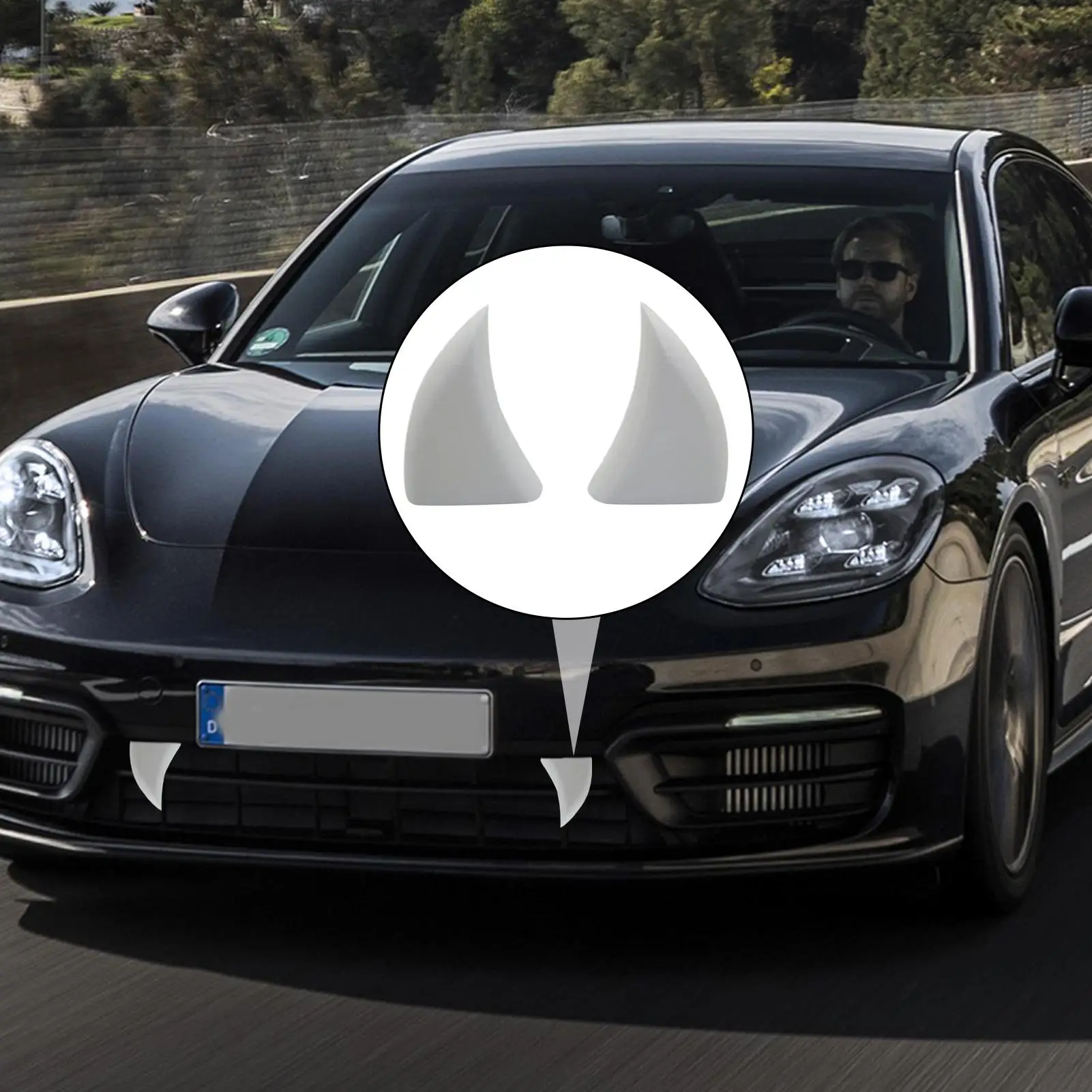 

Хэллоуин автомобильный клык передняя решетка украшения атмосферостойкие готические привлекательные внешние клыки для автомобиля седан грузовик RV крыша гараж