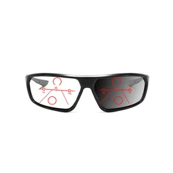 Rectangular Outdoor Trend Square Oversized Frame Comfortable Photochromic Progressive Multifocal Reading Glasses +0.75 To +4