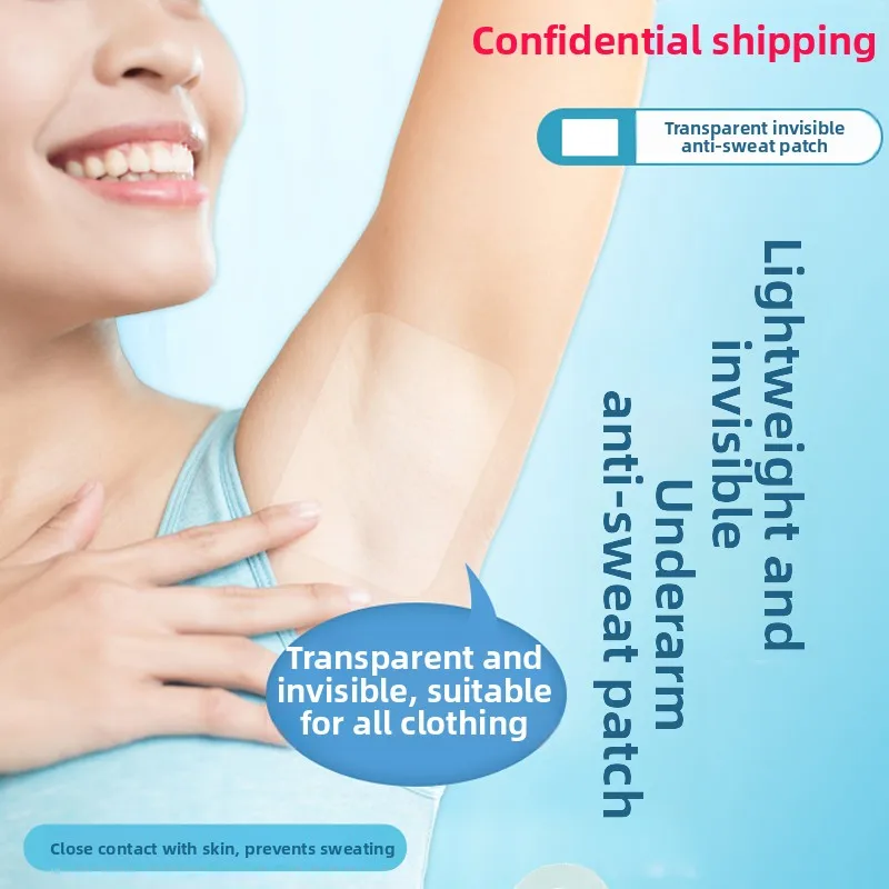 

Invisible Ultra-Thin Sweat Absorbent Pads Women's Armpit Deodorant Patches Transparent Sweat Absorption Pads for Summer
