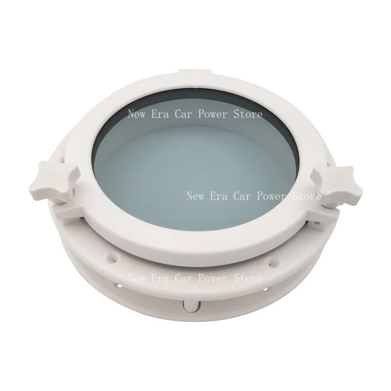 215MM 265MM White Black Marine Round Porthole Window Fit for Boats Yachts RV Skylight Replacement Part