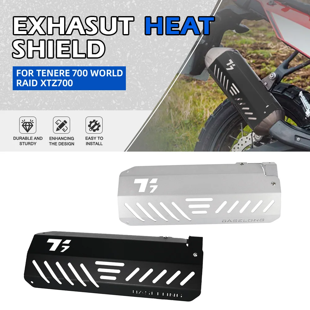 

For Yamaha Tenere 700 Rally 2020-2022-2023-2024 Exhaust Muffler Guard Protector Motorcycle For Tenere700 World Raid 2022-2023