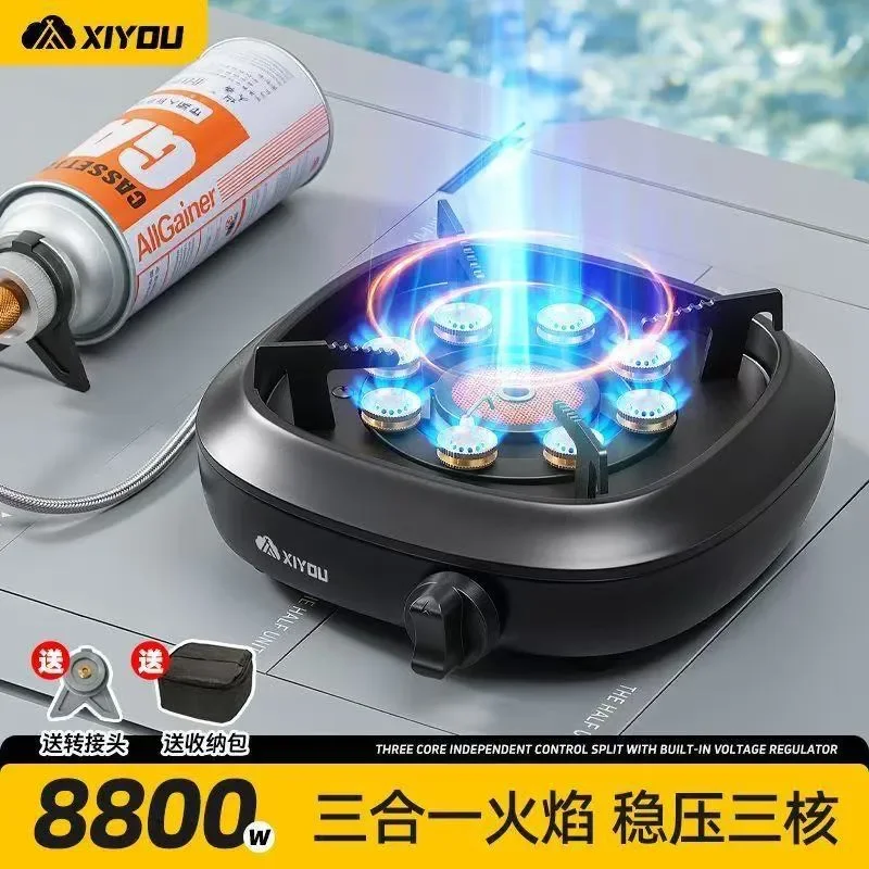 for Cassette Stove Outdoor Tea Stove Camping Picnic Equipment Full Set Gas Stove Portable Split New Model