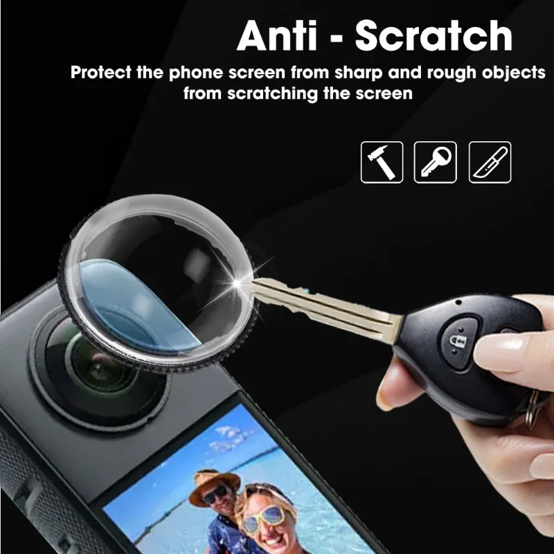 For Insta360 X4 Action Front Back Camera Lens Protective Films Tempered Glass Screen Protectors for For Insta360 X3 Accessories