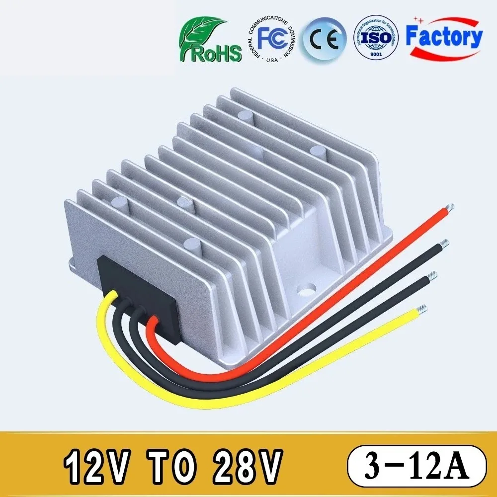 12V to 28V DC DC Boost Inverter Voltage Converter 3A 10A 12A 5A Transformer Module Regulator Step Up Power Waterpoof For Audio