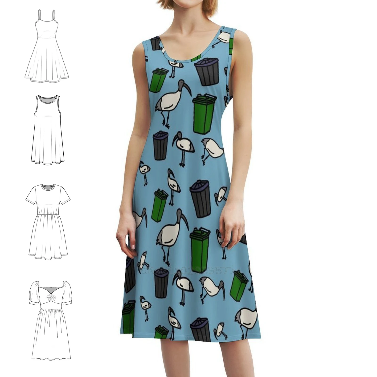 

Bin Chicken-Австралийское белое винтажное богемное платье Ibis с пышными рукавами или варианты без рукавов для женщин, платье Bin Chicken