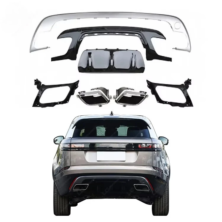 

Горячий продавать диффузор заднего бампера для обновления Ranger Rover Velar ABS задний диффузор для губ