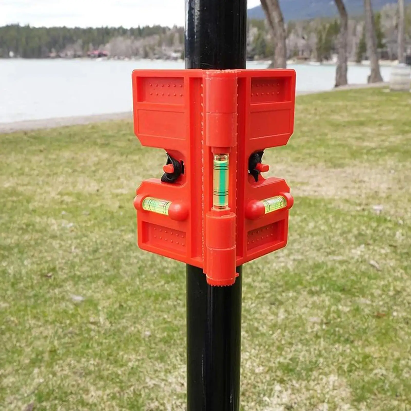 Regla Horizontal magnética plegable de nivel de poste, herramienta de nivel de poste magnético para taller de carpintería, renovación de construcción de plomería