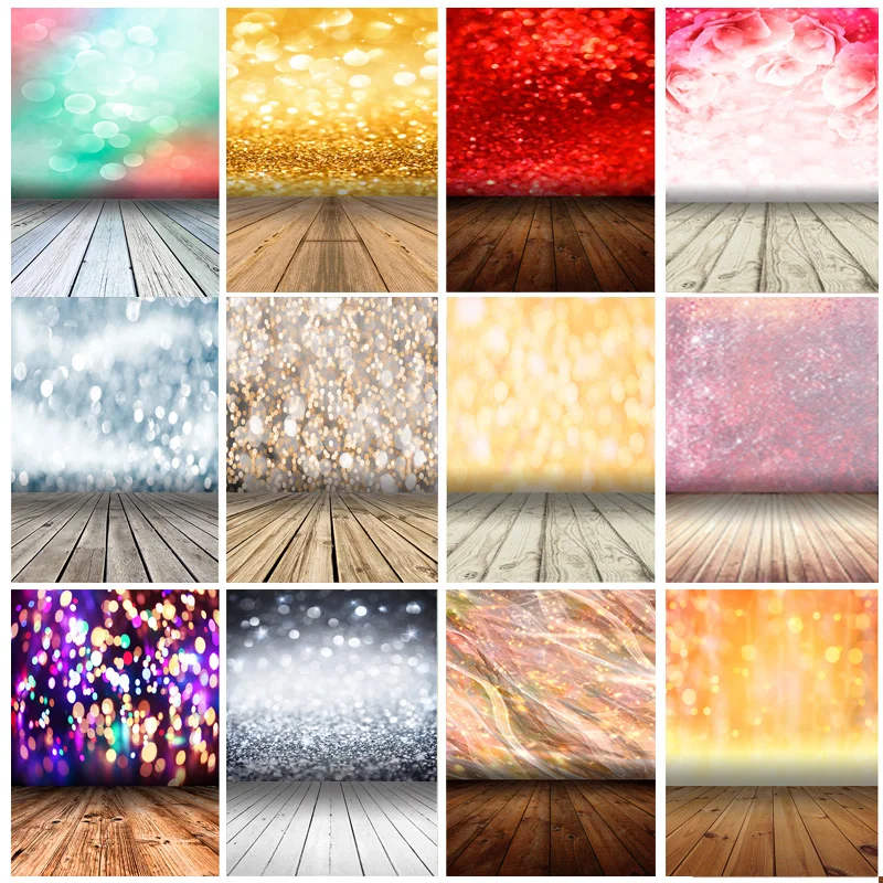 

Photorealistic Fabric Bokeh Photography Backdrops Props Glitter Facula Wall And Floor Photo Studio Background 21222 LX-051