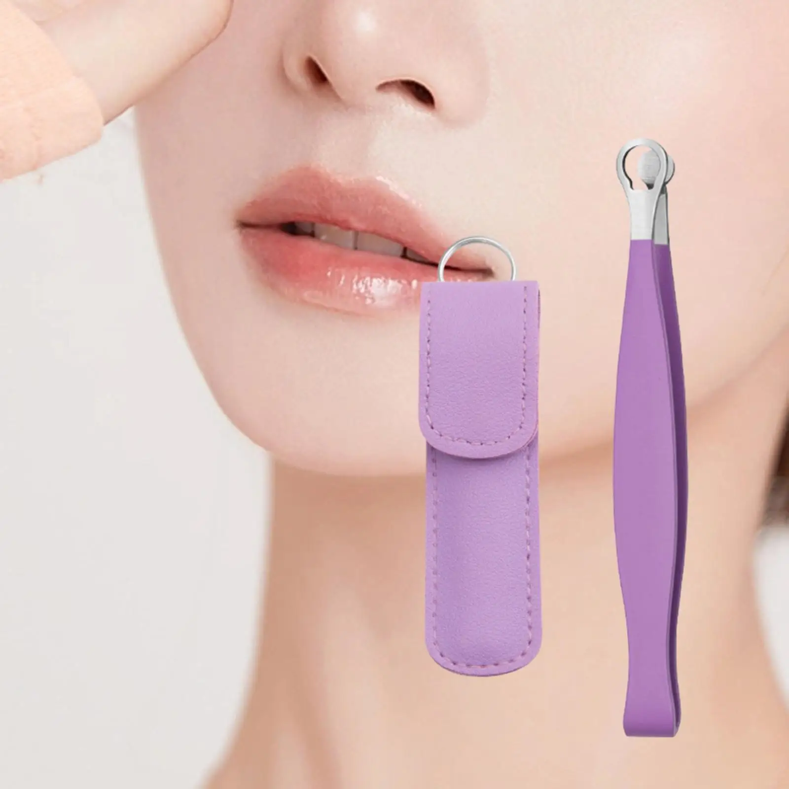 Nose Hair Trimming Tweezers Hair Remover for Eyebrow Hair Sideburns Facial