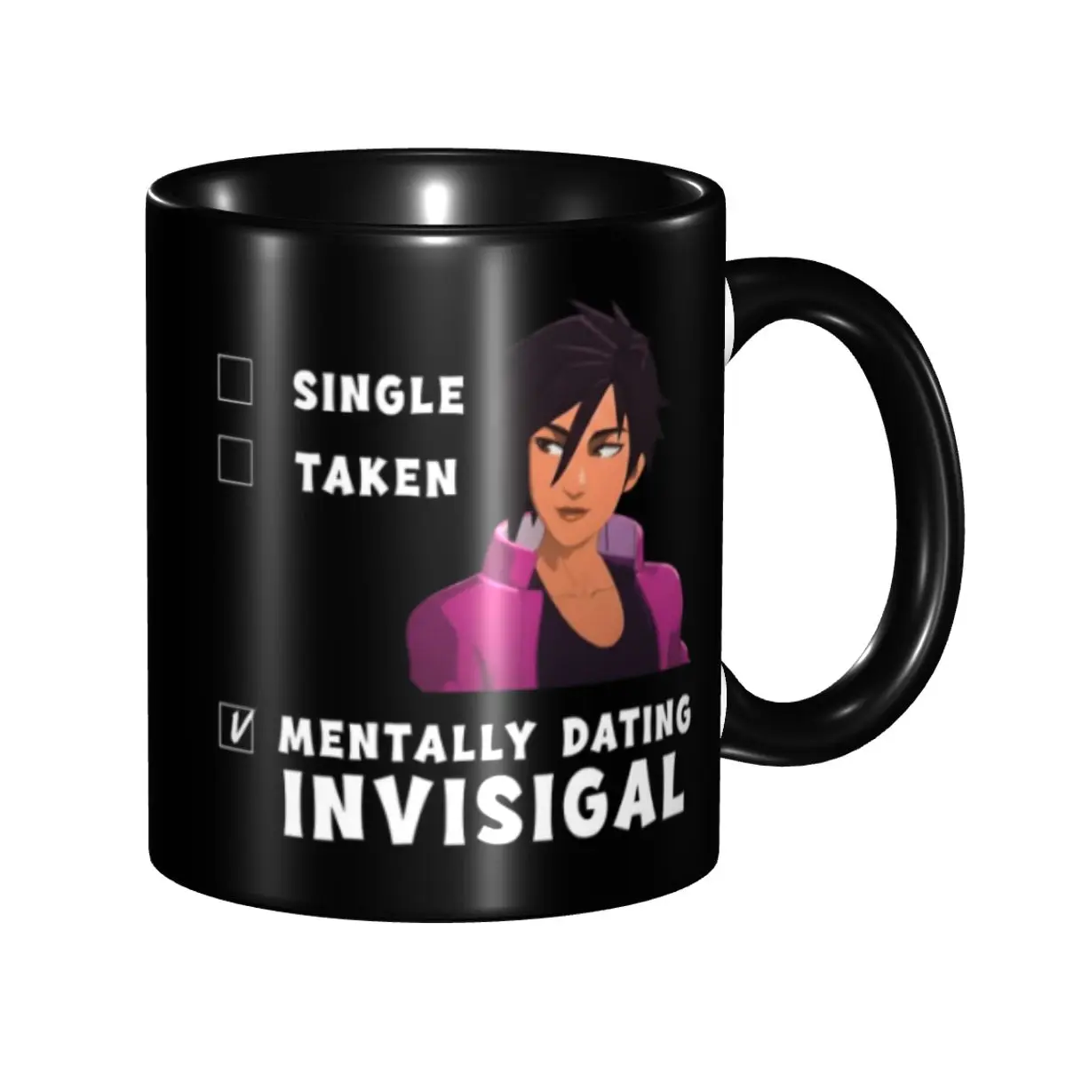 

Funny Mentally Dating Invisigal Dispatch Game Mentally Dating Invisigal Dispatch Game Coffee Cup Merch Home Mug