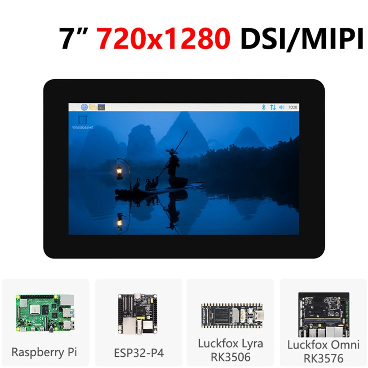 7 Inch DSI/MIPI LCD Touch Screen Display 720x1280 for Raspberry Pi