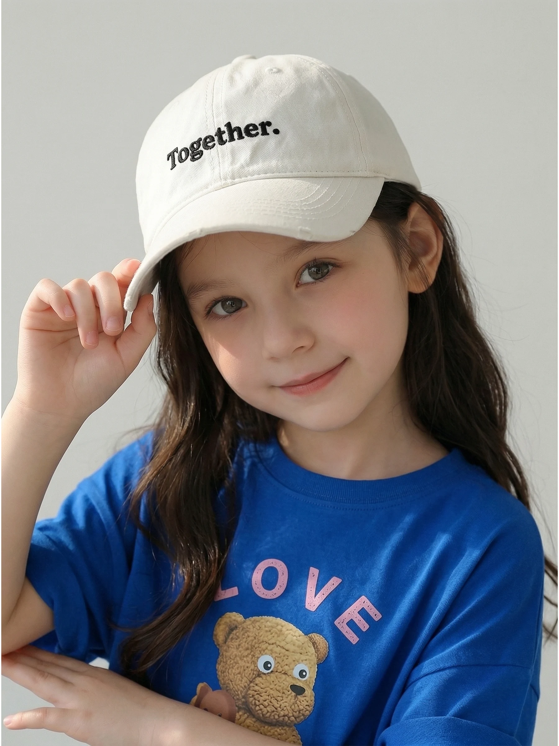 naits-keits-レディース-ヴィンテージ-ウォッシュドコットン-ベースボールキャップ-大きな頭サイズ-日焼け防止-ダックビルハット-顔痩せ効果-トレンディ