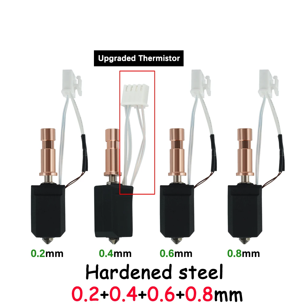 Für Anycubic Kobra S1 Hotend Keramikdüse Kobra S1 Combo Kopf S1C 3D-Drucker 24 V 48 W Schnelle Erwärmung 320 ℃ Zubehör für 3D-Drucker