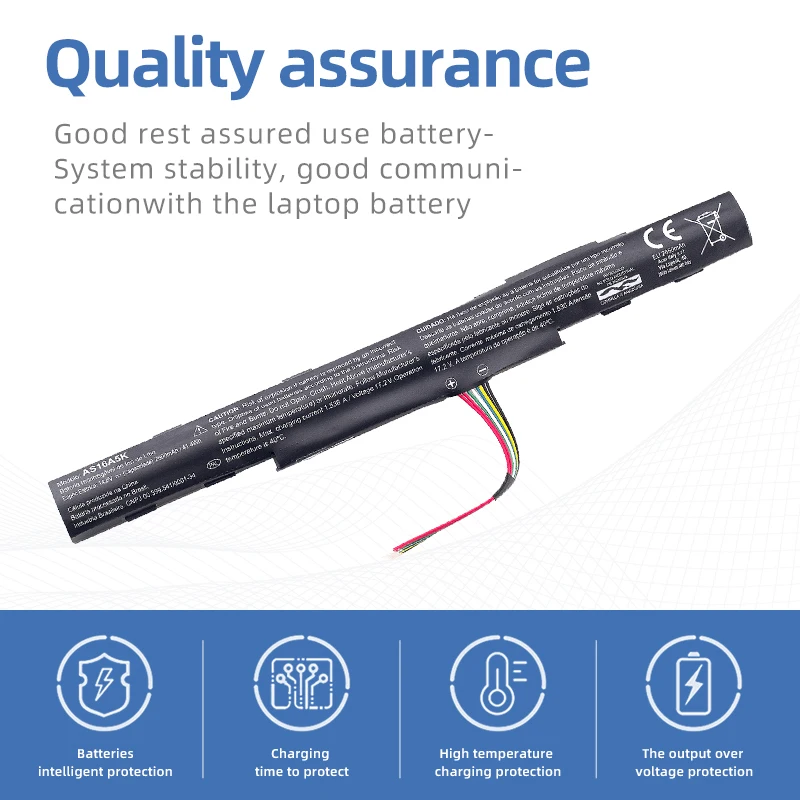 Imagem -02 - Bateria Suozhan para Acer Aspire As16a5k As16a7k As16a8k As16a8k E15 E5475g 523g 553g 575g 774g E5575-59qb E5-57575 E5-57575 E5-53vg Novo