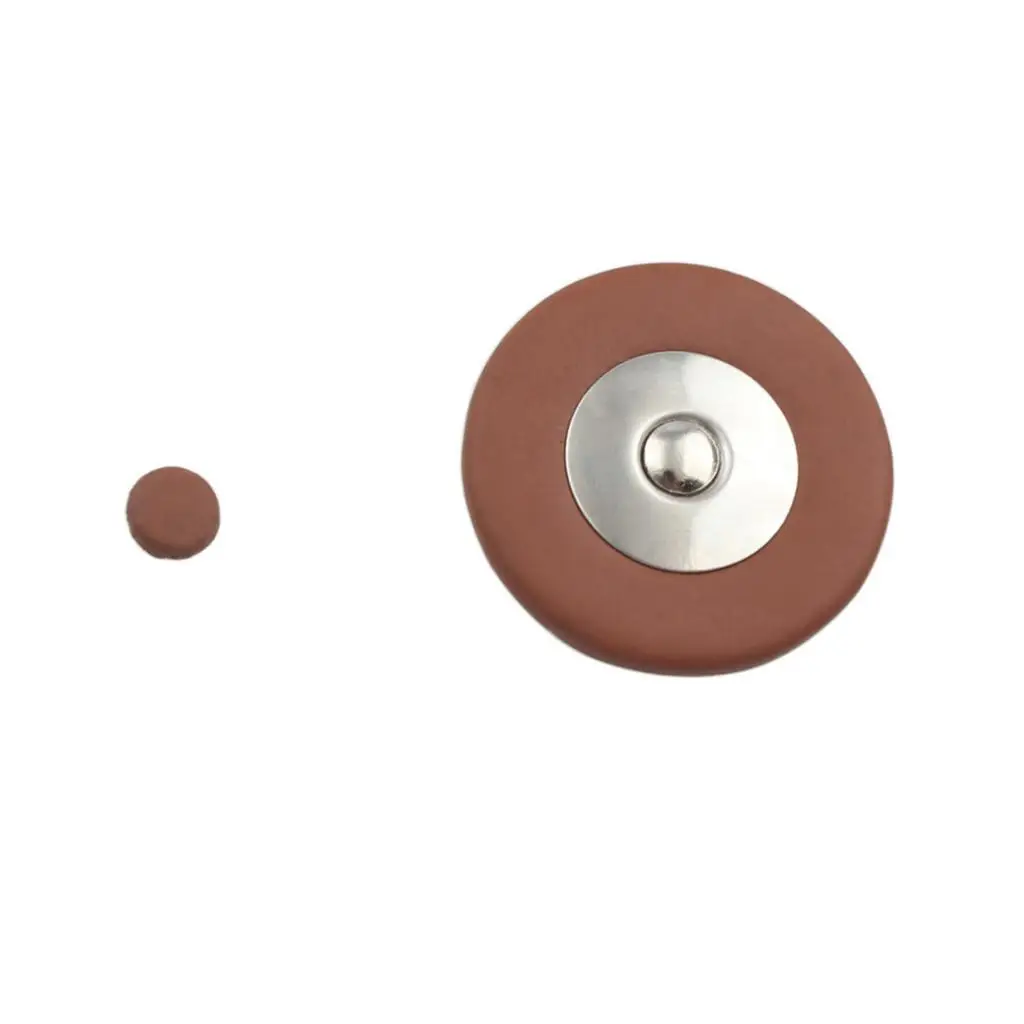Professional Soprano Sax Pads Leather Felt Backed Wind Woodwind Repair Parts Saxophone Pads for Soprano Sax Service Use