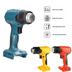 Heat Gun Temperature Adjustable for Makita 18V Battery Cordless Handheld Hot Air Gun Industrial Home Hair Dryer Heat Air Machine