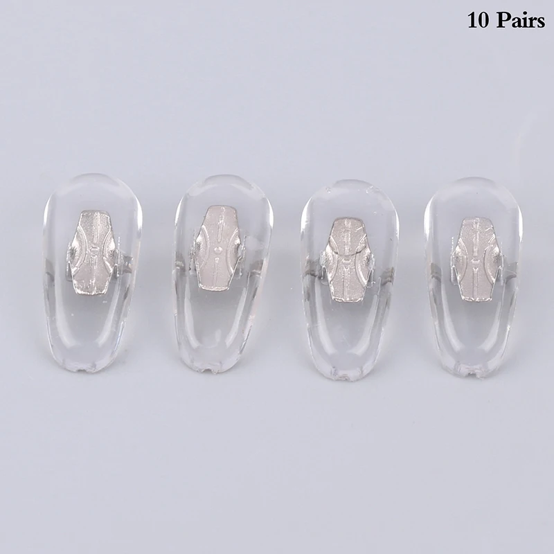 /HTF/High Quality Silicone Glasses Eyeglass Sunglasses Nose Pads For RB Clip-o 10 Pairs