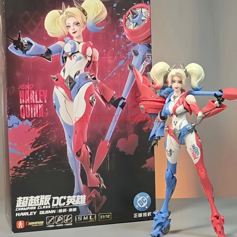 Blokees New Dc Heroes Series Champion Class Harley Quinn Nightwing Robin Movable Assembled Action Figures For Adult Collectors view 4