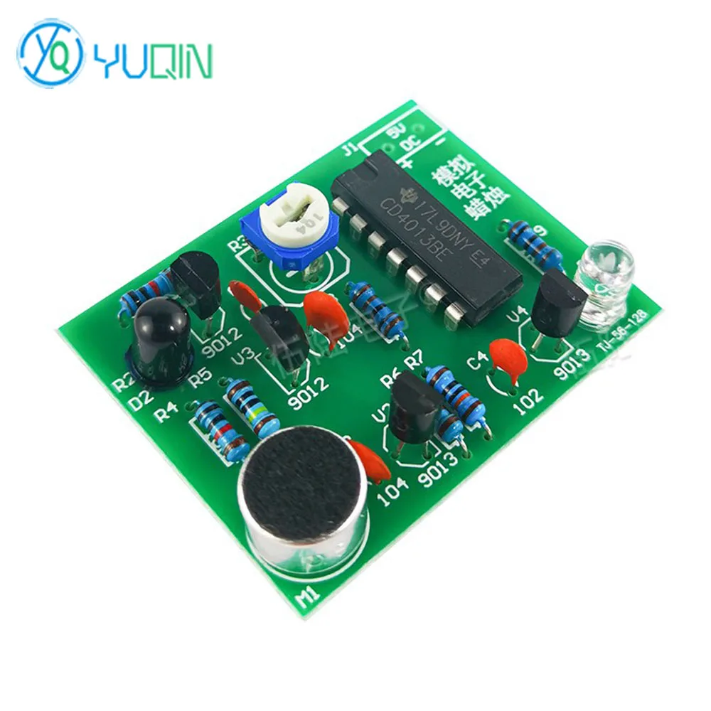 Имитация свечи на день рождения, печатная плата, комплект для сварочных упражнений + управление потоком, имитация обучения, электронное производство, сделай сам