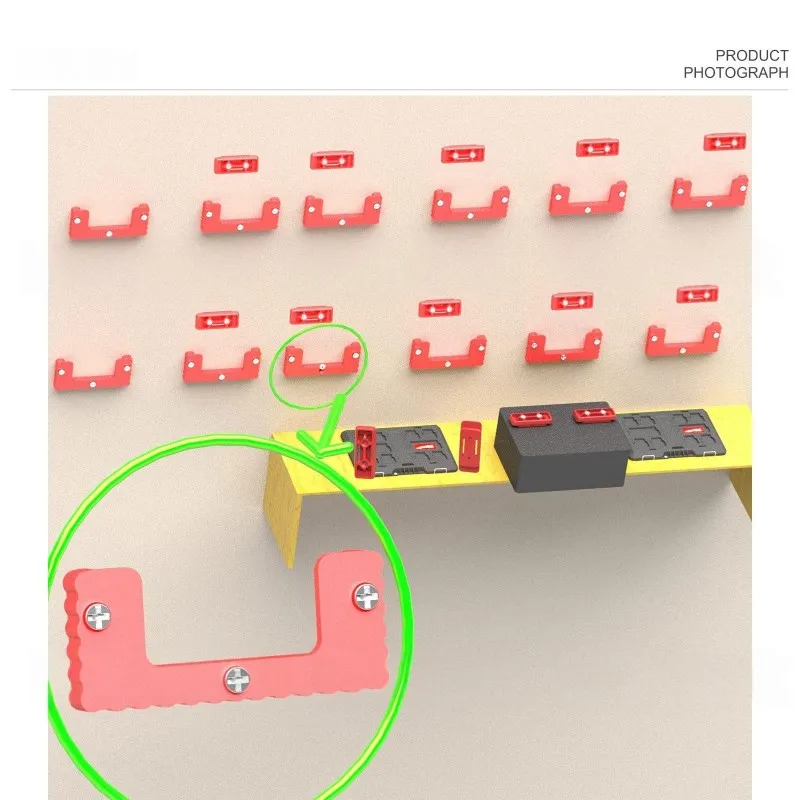 

【HAPPY】For Packout Cleats, 16PCS Feet Cleats For Packout System, Mounttool Box Storage System