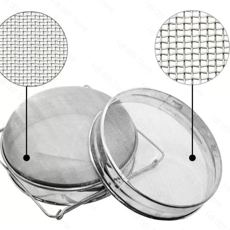 Export Stainless Steel Double Filter Screen Honey Filter Retractable Beekeeping Appliance Bee