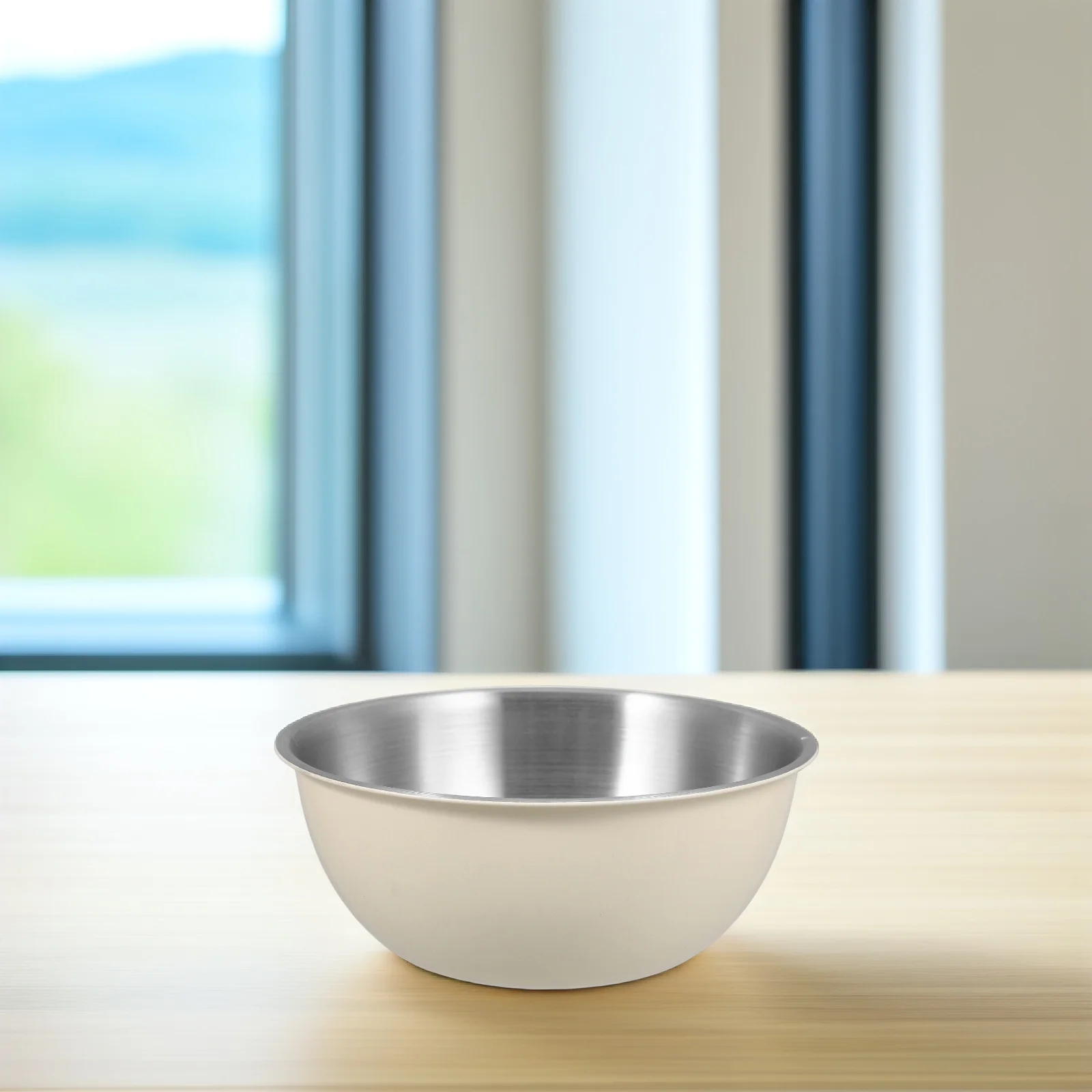 Cuencos para mezclar de acero inoxidable, ensaladera anidada, resistente, uso multiusos más profundo, almacenamiento de preparación para hornear y cocinar