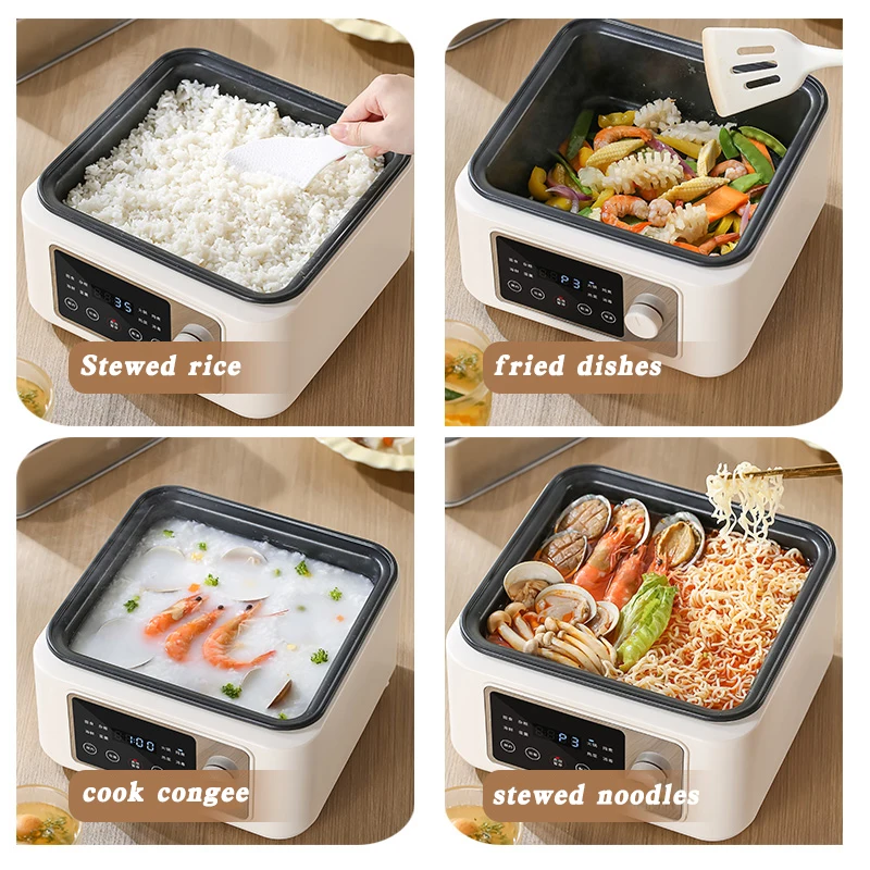 YUEDISI Custom 220V/110V Fast Heating Pot Multifunctional Large Steam Cooker Stainless Steel Steamer Electric Food Steamer