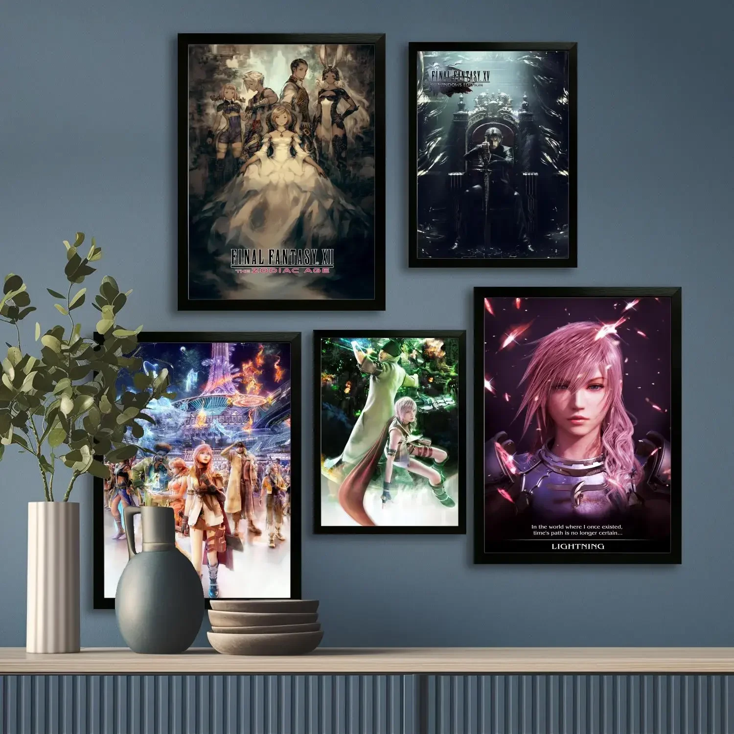 

Final Fantasy VII Canvas Art Poster and Wall Art Picture Print, Modern Family Bedroom Decor Posters,Decorative painting