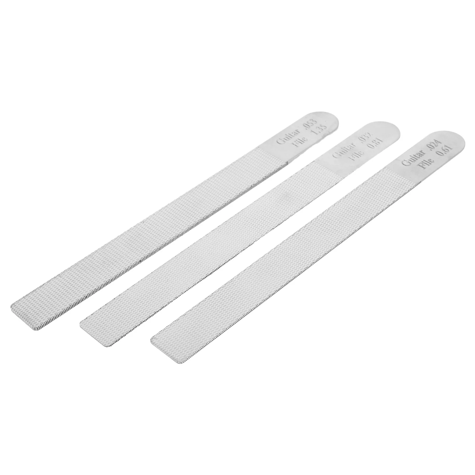 

3 Pcs Guitar String Refining Tools Filing Bass Nut Files Suite Maintenance Kit Squaring Metal