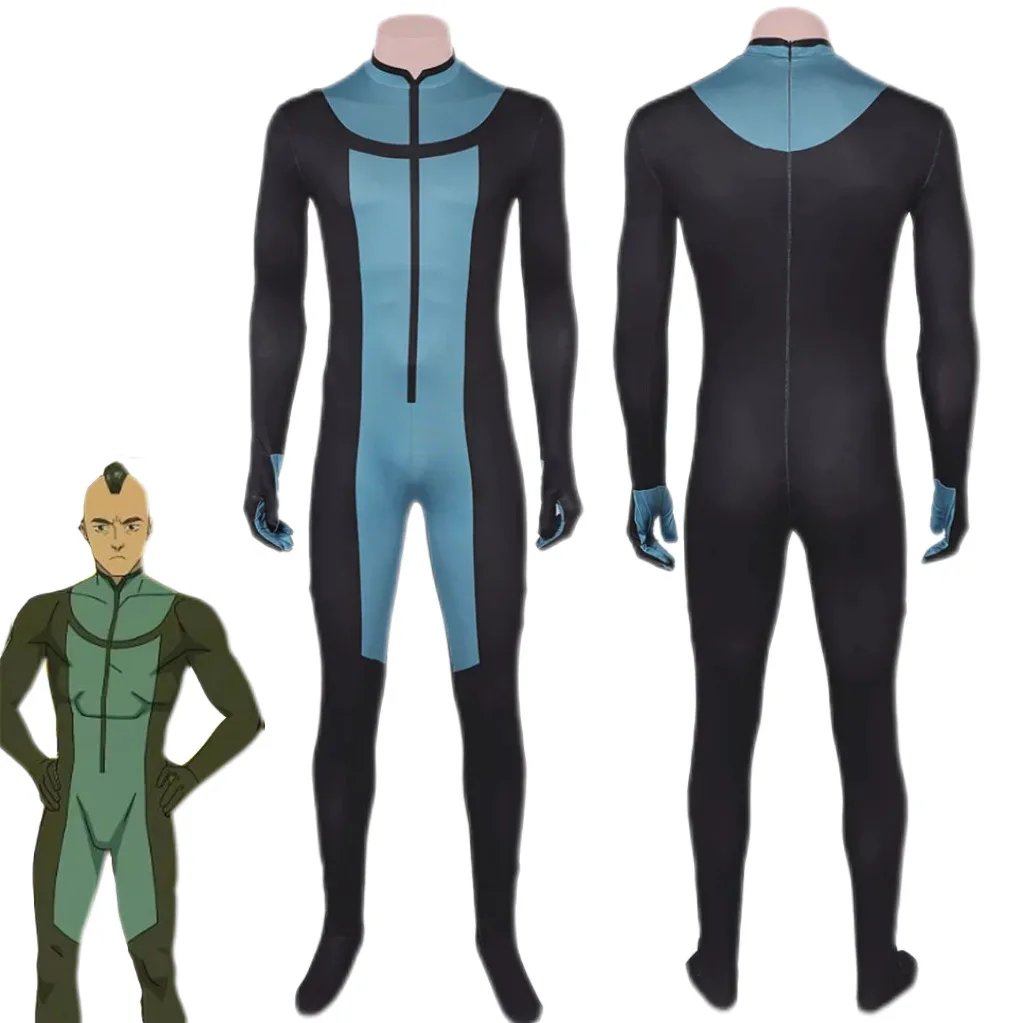 

Invincible Mark Grayson Cosplay Costume Zentai Jumpsuit Full Set Adult Men Halloween Carnival Party Outfit Disguise Suit