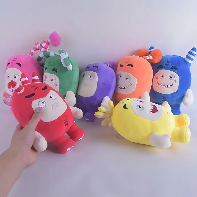 Oddbods Plushies Anime Character Fuse Pogo Bubble Kids Toy  Doll Christmas Birthday Gift Home Decoration 18 cm Mini Dolls