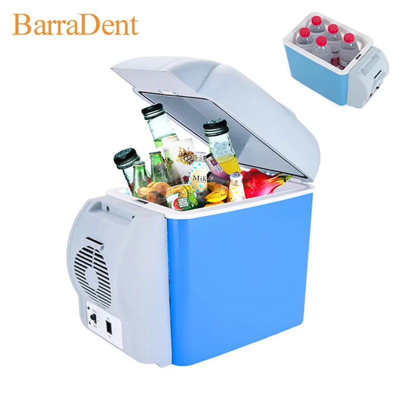 7.5L Portable Car Refrigerator Hot and Cold Dual-use Electric Cooler Large Capacity Storage Box Camping Picnic