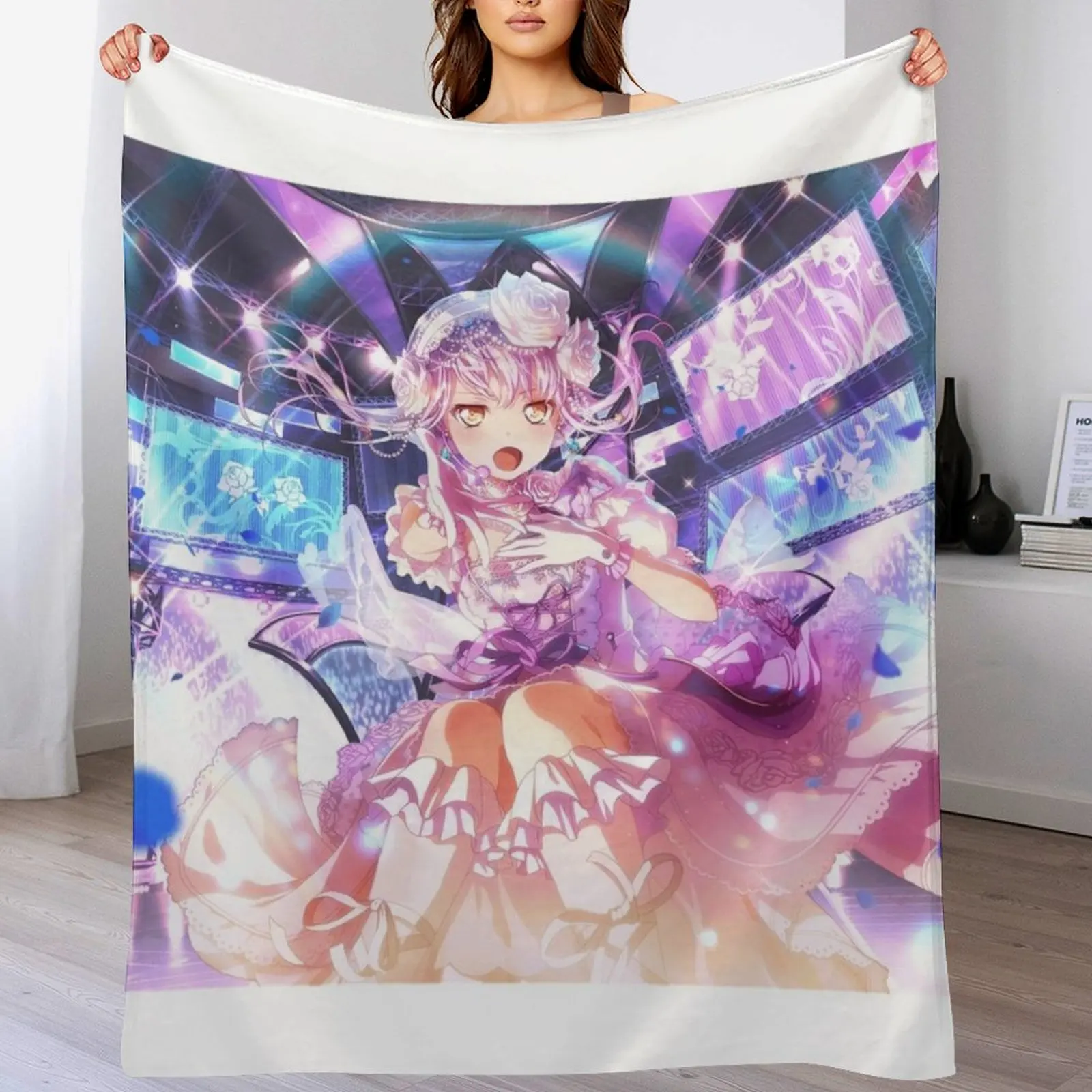 Yukina Minato - Power - Reaching Greater and Greater Heights Throw Blanket Luxury Brand Softest Blankets