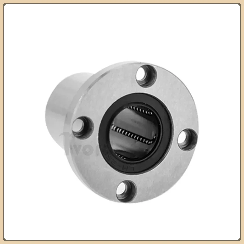 

1PCS 6mm/8mm/10mm/12mm/13mm/16mm/20mm/25mm LMF Series LMF8UU/LMF10 Round Flange Coupling Linear Motion Bearing For Rod shaft