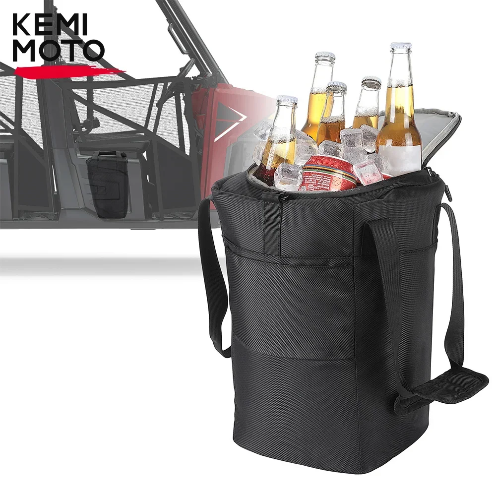 

KEMIMOTO UTV Drink Warmer Cooler Storage Bag 12L/3.2Gal Compatible with Polaris Ranger 1000 / XP 1000 2017-2023 for Car Truck