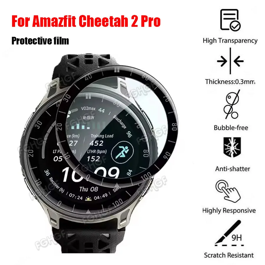 For Huami Amazfit Cheetah 2 Pro Screen Protector Full Cover Guard Protective Film For Amazfit Cheetah 2 Pro Accessorie Not Glass