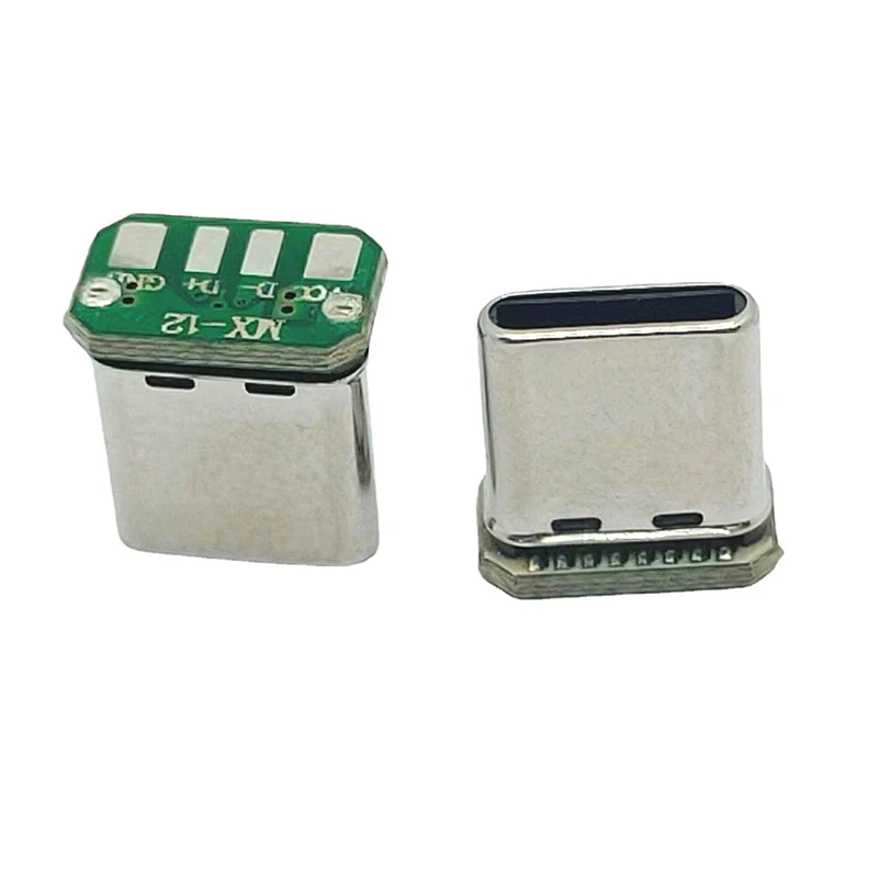 1 قطعة نوع C لوحة التوصيلات العمودية 4 سلك لحام بيانات الفرقة PCB USB مجلس ذكر رئيس موصل