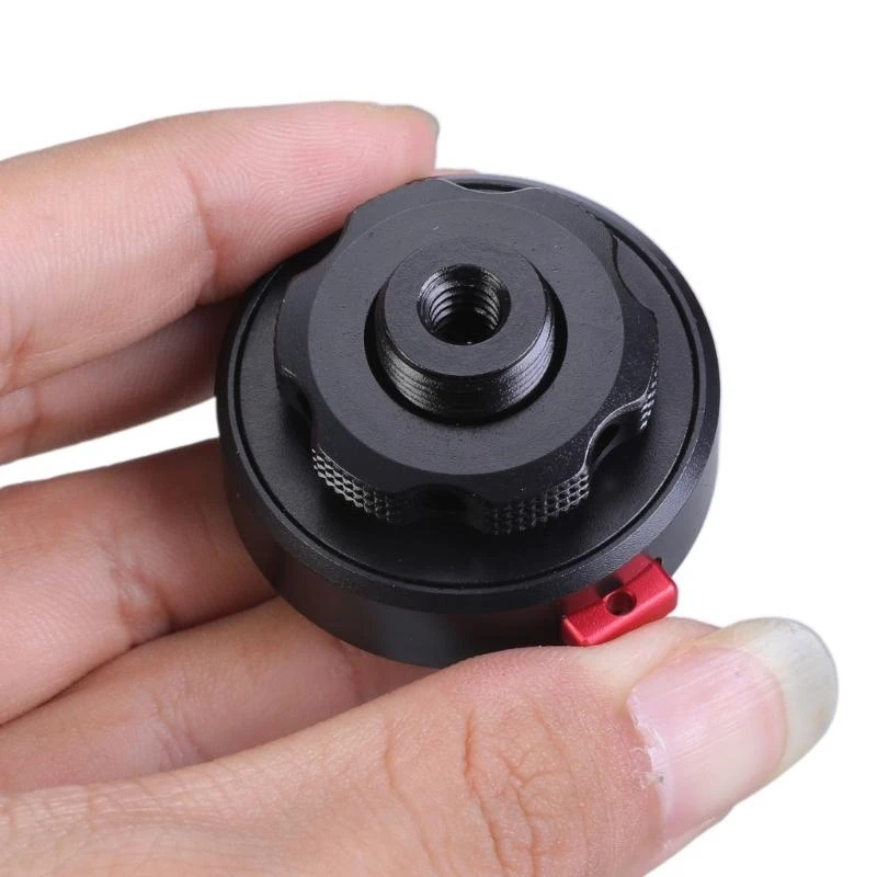Cold Shoe Mount Adapter with 1/4" Mounting Screw for DSLR Camera Cage Rig Video