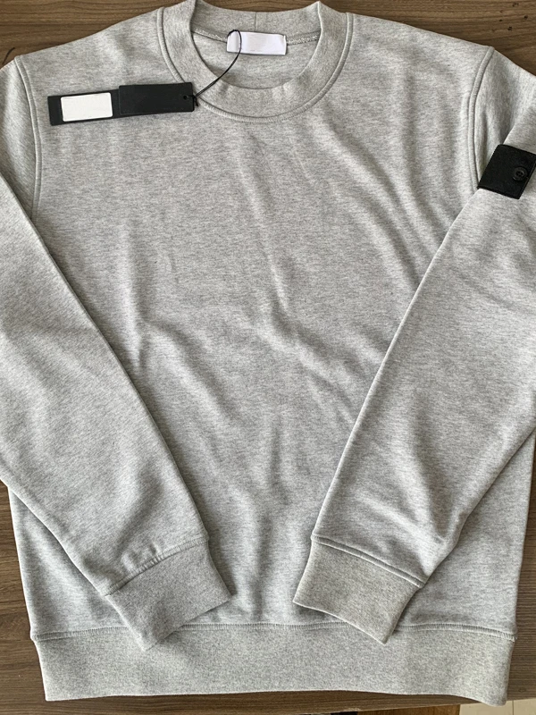 TOPSTONEY 2026 Spring Autumn Men's round Neck Sweatshirt Casual Minimalist Style Hoodie Sportswear Comfortable Cotton Long Sl...