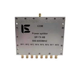 Divisor de potencia SMA de 8 vías 500mhz ~ 6000MHz SMA & N Hembra Cable de señal divisor hembra divisor distribuidor 2,4G 5,8G