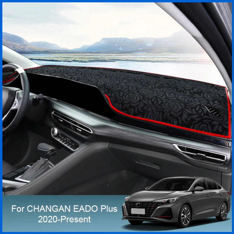 

For CHANGAN EADO Plus 2020-2024 RHD&LHD Auto Dashboard Cover Protective Pad Artificial Interior Sunshade Carpet Car Accessories