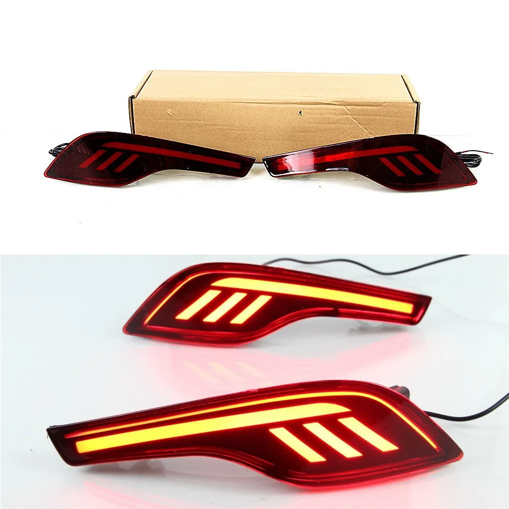 July King Car LED Brake Lights Compatible for Honda CR-V 2017 2018 2019, Rear Bumper Brake Light + Night Running Lighs DRL