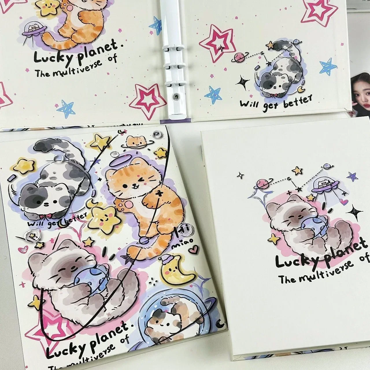 IMYY A5 Kpop Idol Photo Album Photocard Holder Photo Card Binder Collect Book Kawaii Cat Album for Photographs 콜북 Фотоальбом