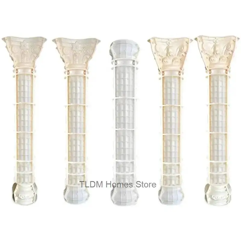 

Форма для цементных колонн в римском стиле для ворот европейской виллы, балконных столбов, строительный шаблон из АБС-пластика, модель для садового декора и наружного применения