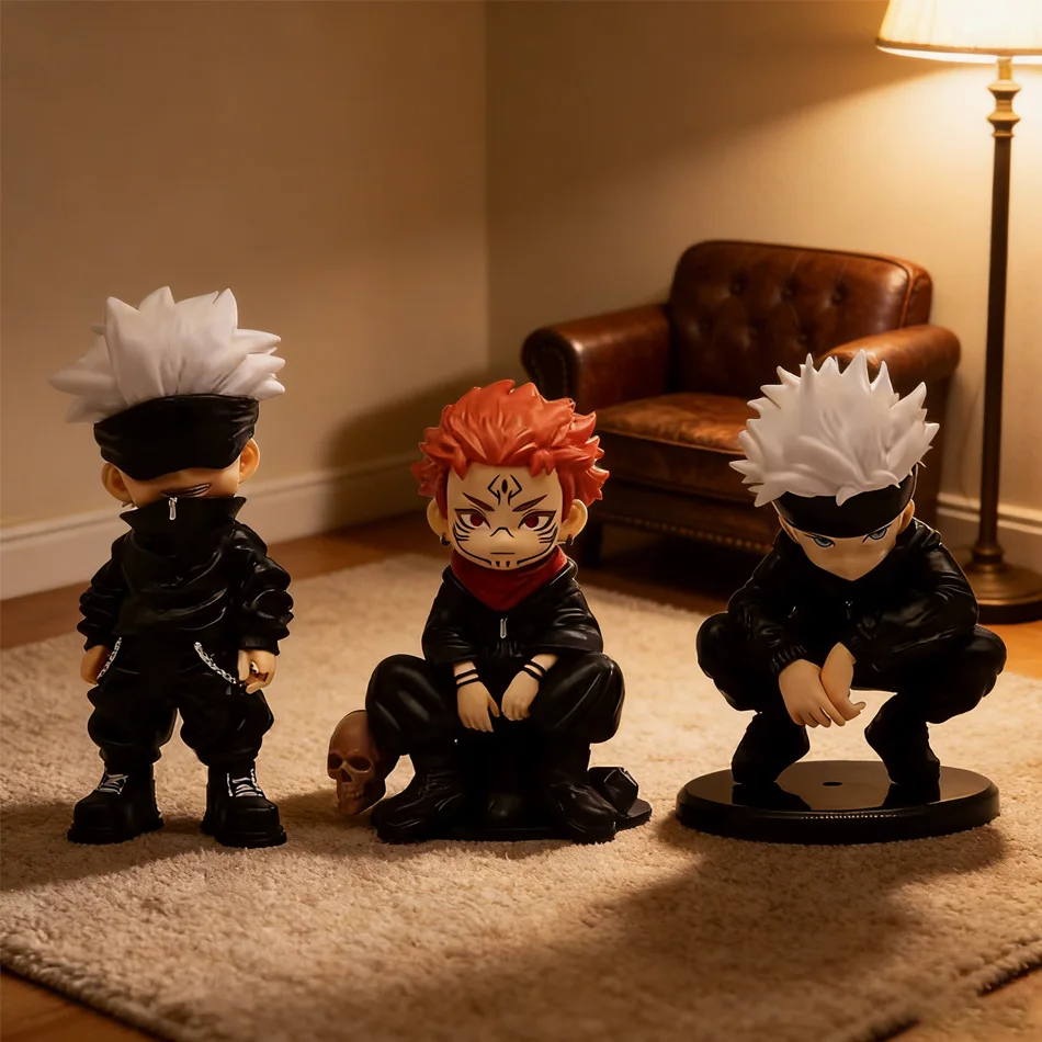 Figura de acción de Jujutsu Kaisen, 12-14cm, 2 estilos, Satoru Gojo, figura de acción del Señor de la Maldición, Sukuna, colección de figuras, modelo de muñeca